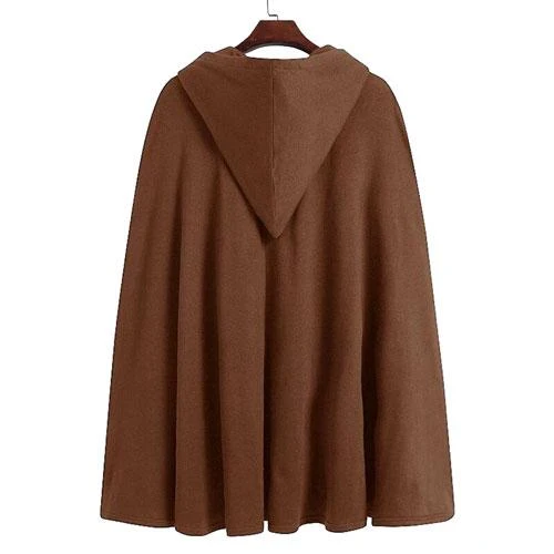 Poncho Capuche-Hiver Homme