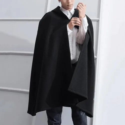 Poncho Capuche-Hiver Homme