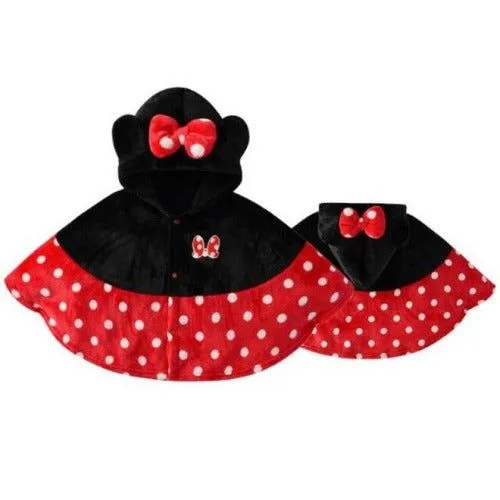 Poncho Minnie Bébé Polaire