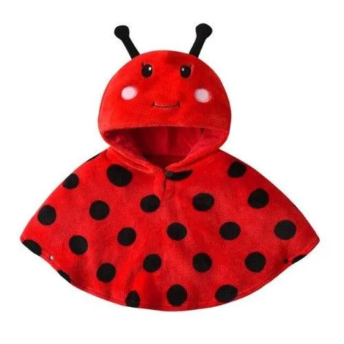 Poncho Coccinelle Bébé Hiver