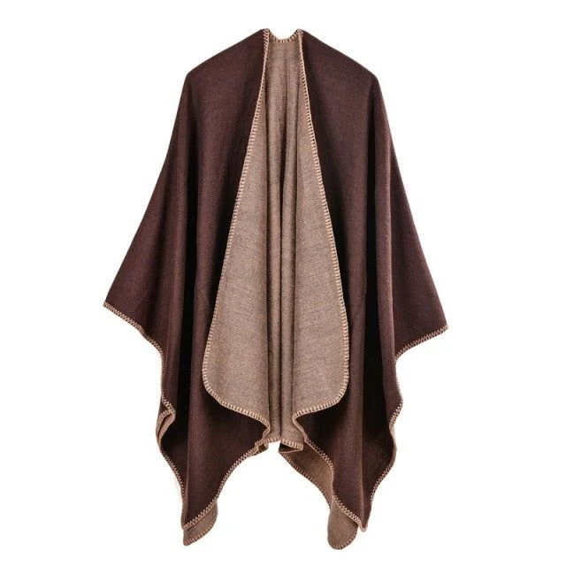 Poncho Chic-Hiver Femme
