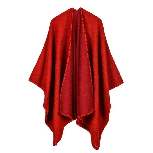 Poncho Chic-Hiver Femme