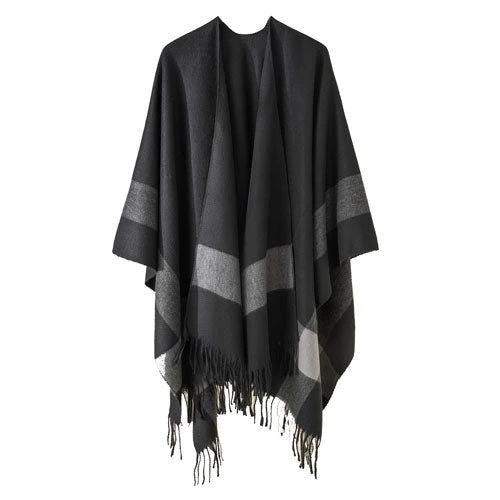 Poncho Hiver-Coton Femme