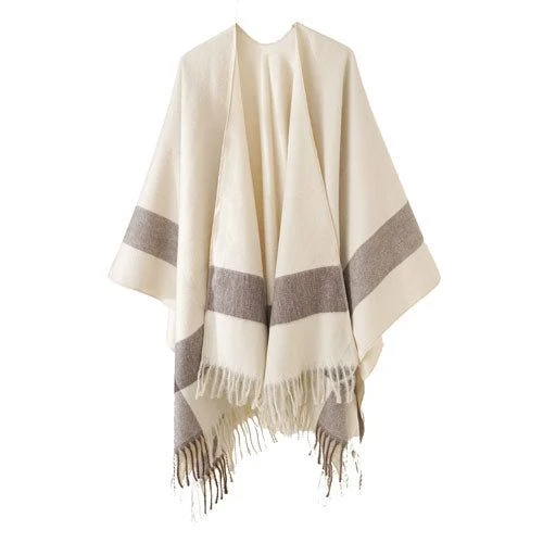 Poncho Hiver-Coton Femme