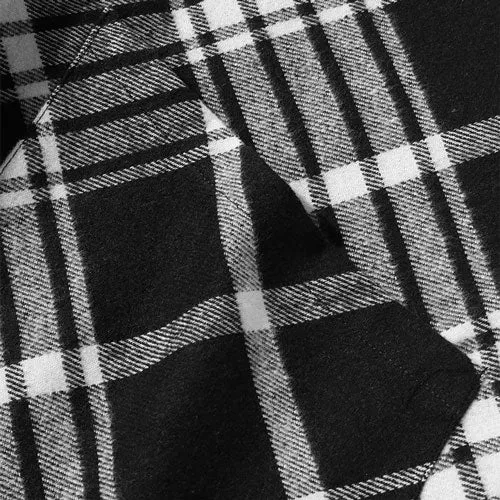 Poncho Carreaux Homme Fin