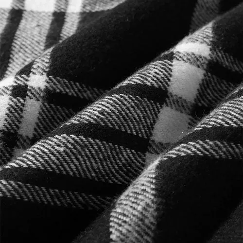 Poncho Carreaux Homme Fin