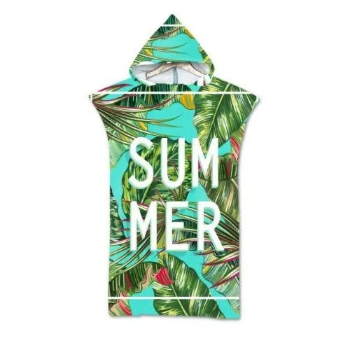 Poncho Summer Plage Capuche