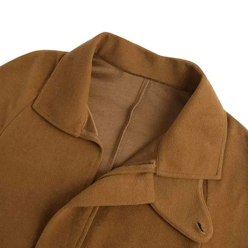 Poncho Élégant-Long Homme