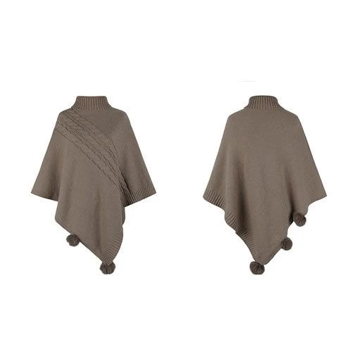 Poncho Long-Femme
