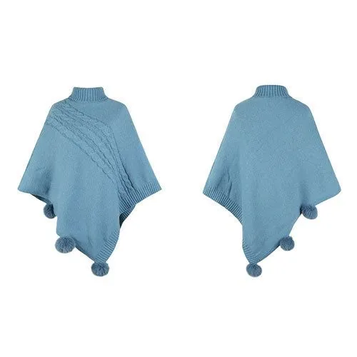 Poncho Long-Femme