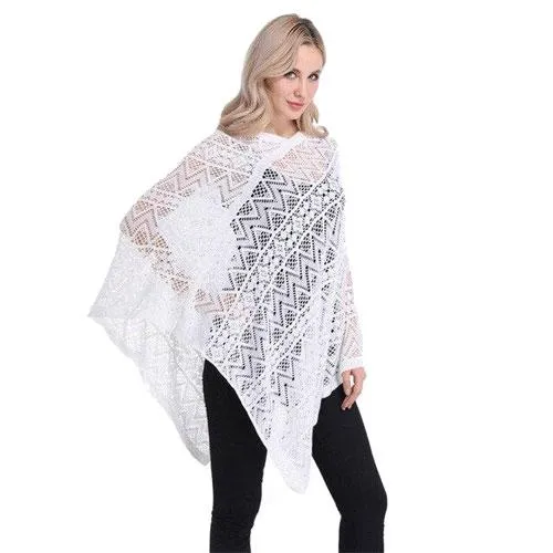 Poncho Dentelles-Fin Femme