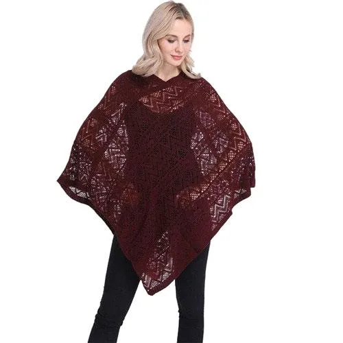 Poncho Dentelles-Fin Femme