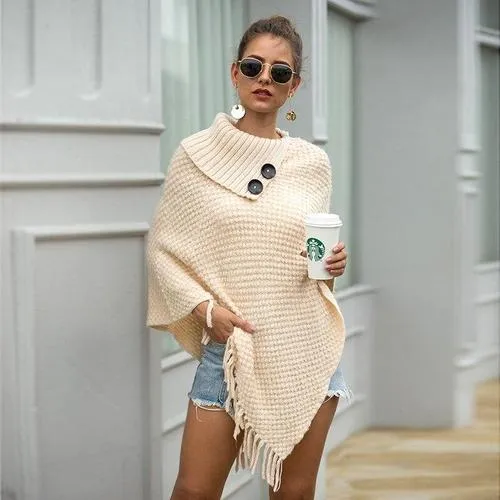 Poncho Col-Boutons