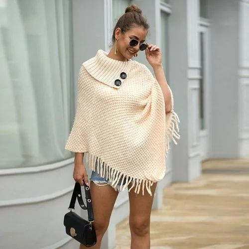 Poncho Col-Boutons
