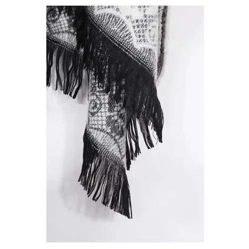 Poncho Fourrure-Fin Femme