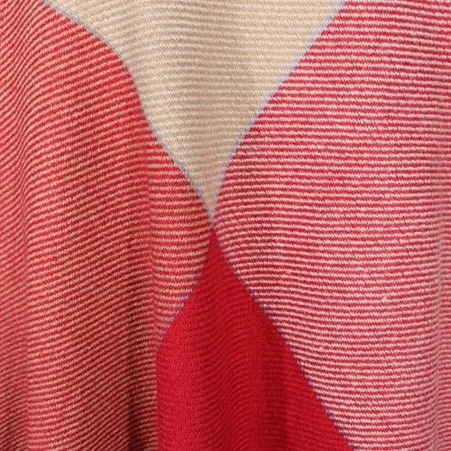Poncho Frange-Cachemire Femme