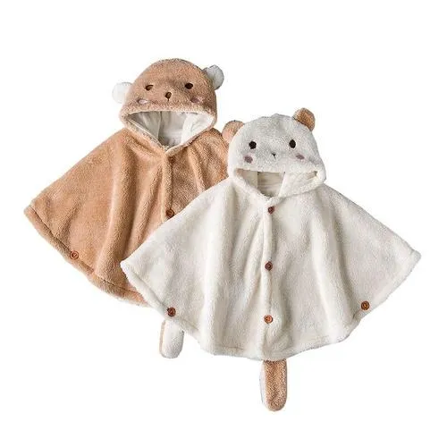 Poncho Hiver-Capuche Bébé
