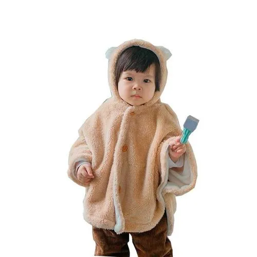 Poncho Hiver-Capuche Bébé