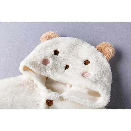 Poncho Hiver-Capuche Bébé