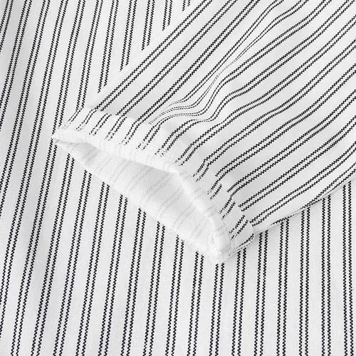 Poncho Marin-Rayures Homme
