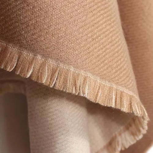 Poncho Bi-ton Femme Cachemire