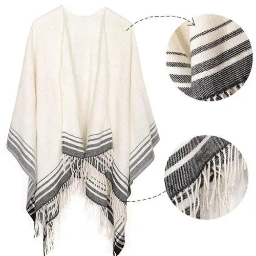 Poncho Cachemire-Chaud Femme