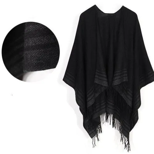 Poncho Cachemire-Chaud Femme
