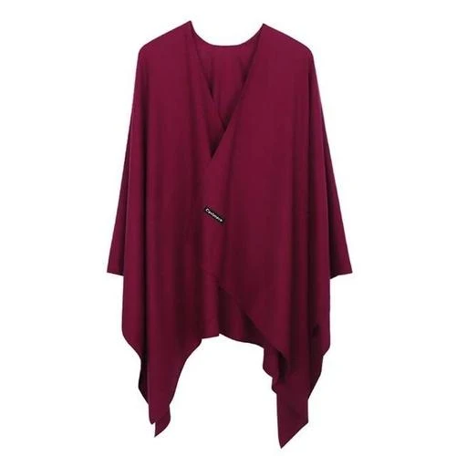 Poncho Uni-Cachemire Femme