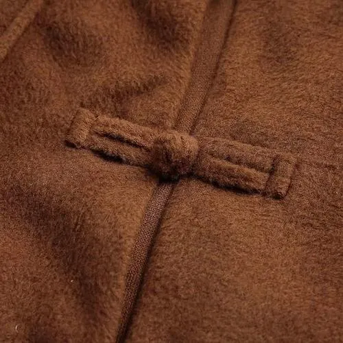 Poncho Long Homme Capuche