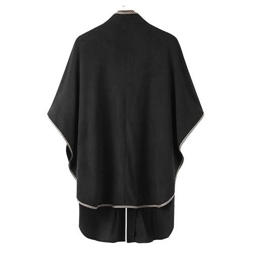 Plaid poncho polaire homme