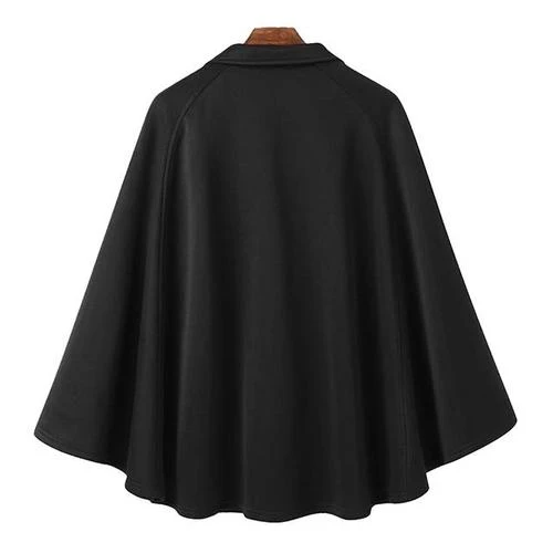 Poncho Black-Edition Homme