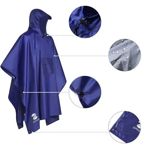 Poncho Multifonctions Pluie