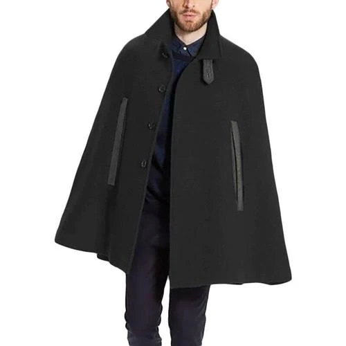 Poncho Chaud-Masculin Hiver