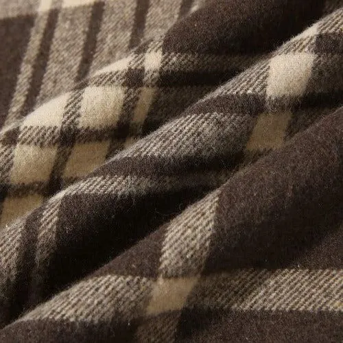 Poncho Carreaux-Hiver Homme