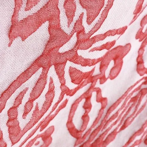 Poncho Fleuri Femme Cachemire