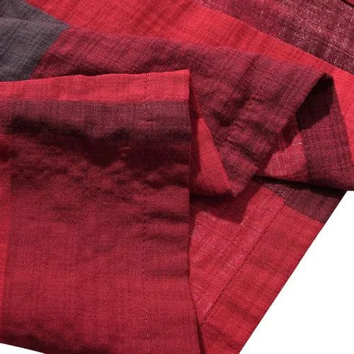Poncho Polaire-Plaid Homme