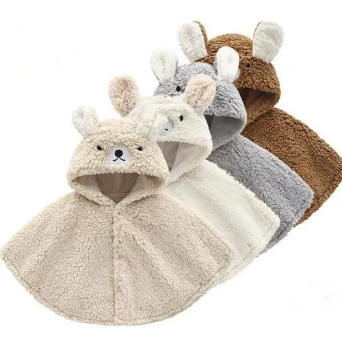 Poncho Agneau Bébé Doux