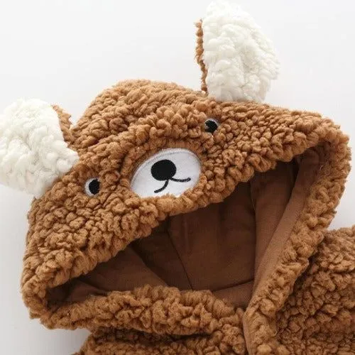 Poncho Agneau Bébé Doux