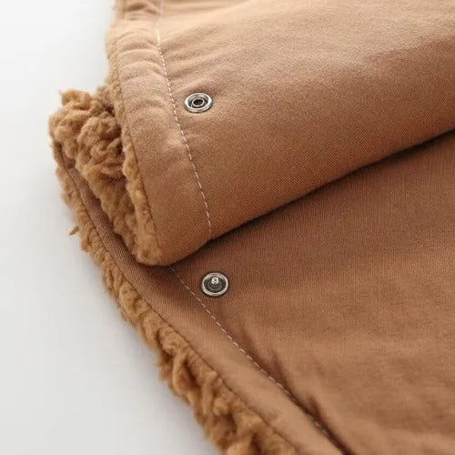 Poncho Agneau Bébé Doux