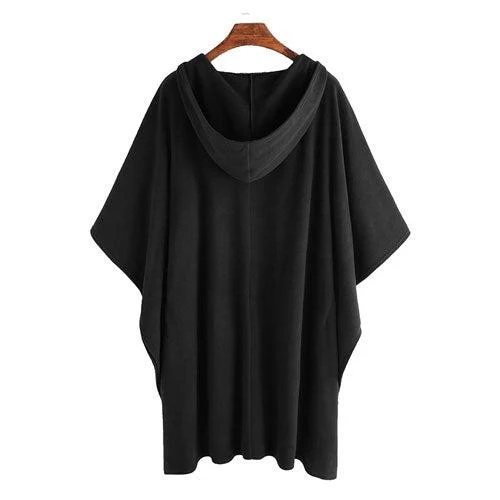 Poncho Fashion Homme Capuche