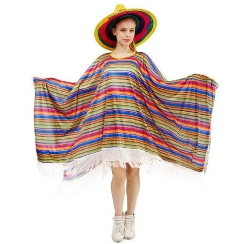 Poncho Mexicain-Femme