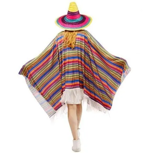 Poncho Mexicain-Femme