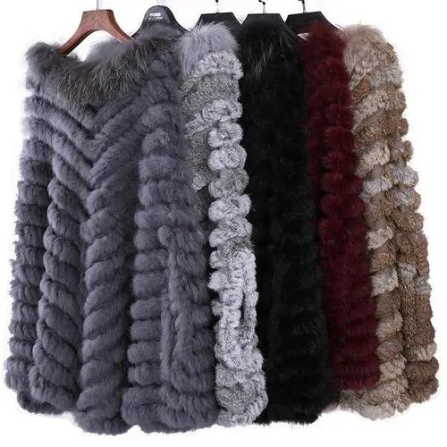 Poncho Court-Fourrure Femme