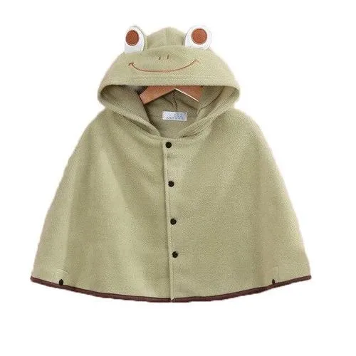 Poncho Coton Bébé Capuche