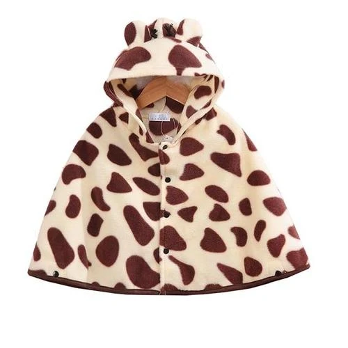 Poncho Coton Bébé Capuche