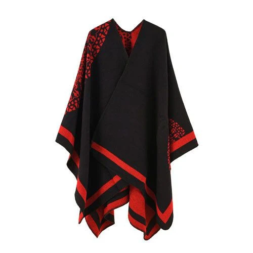 Plaid Poncho Hiver Femme