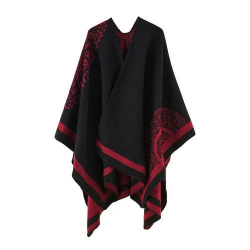 Plaid Poncho Hiver Femme