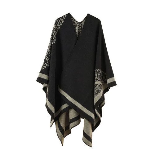 Plaid Poncho Hiver Femme