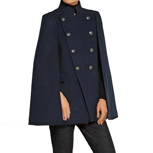 Poncho Boutons Homme Chic