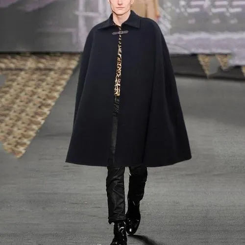Poncho Long-Chaud Homme